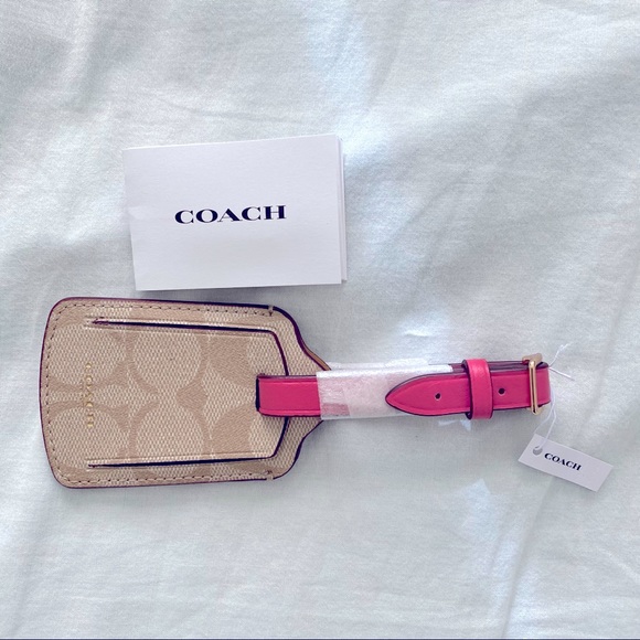 NWT Coach Luggage Tag in Signature Canvas - Picture 2 of 6